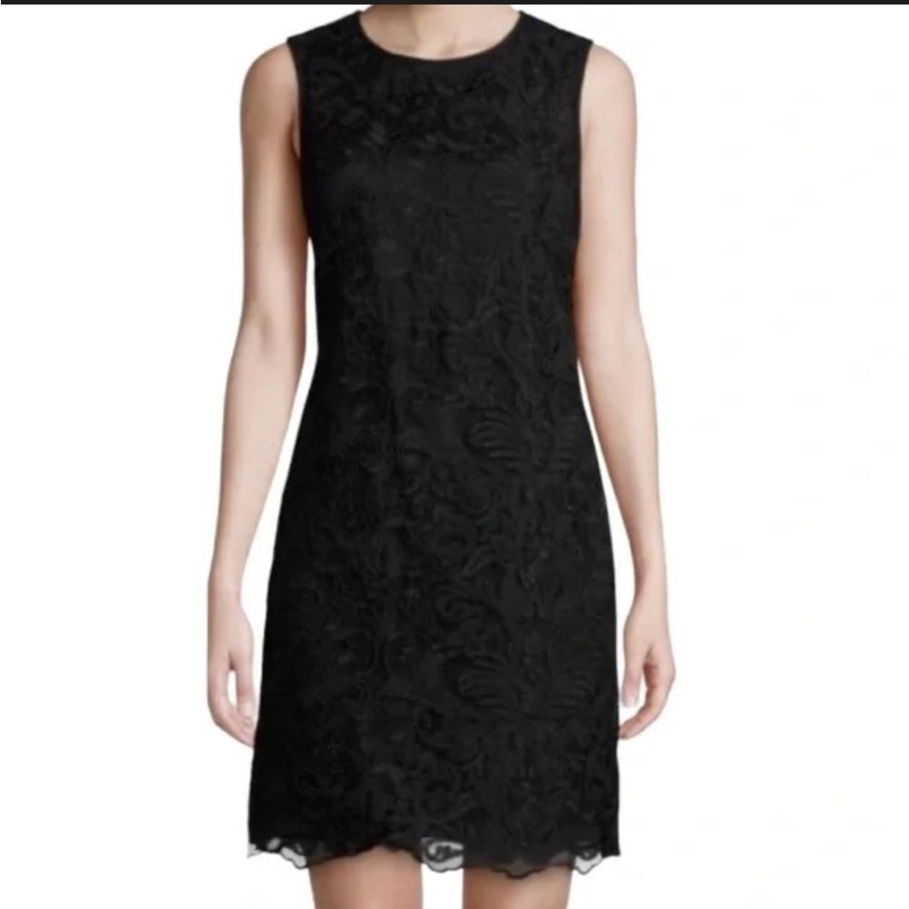 Karl Lagerfeld Elegant Black Mini Dress Size: 4